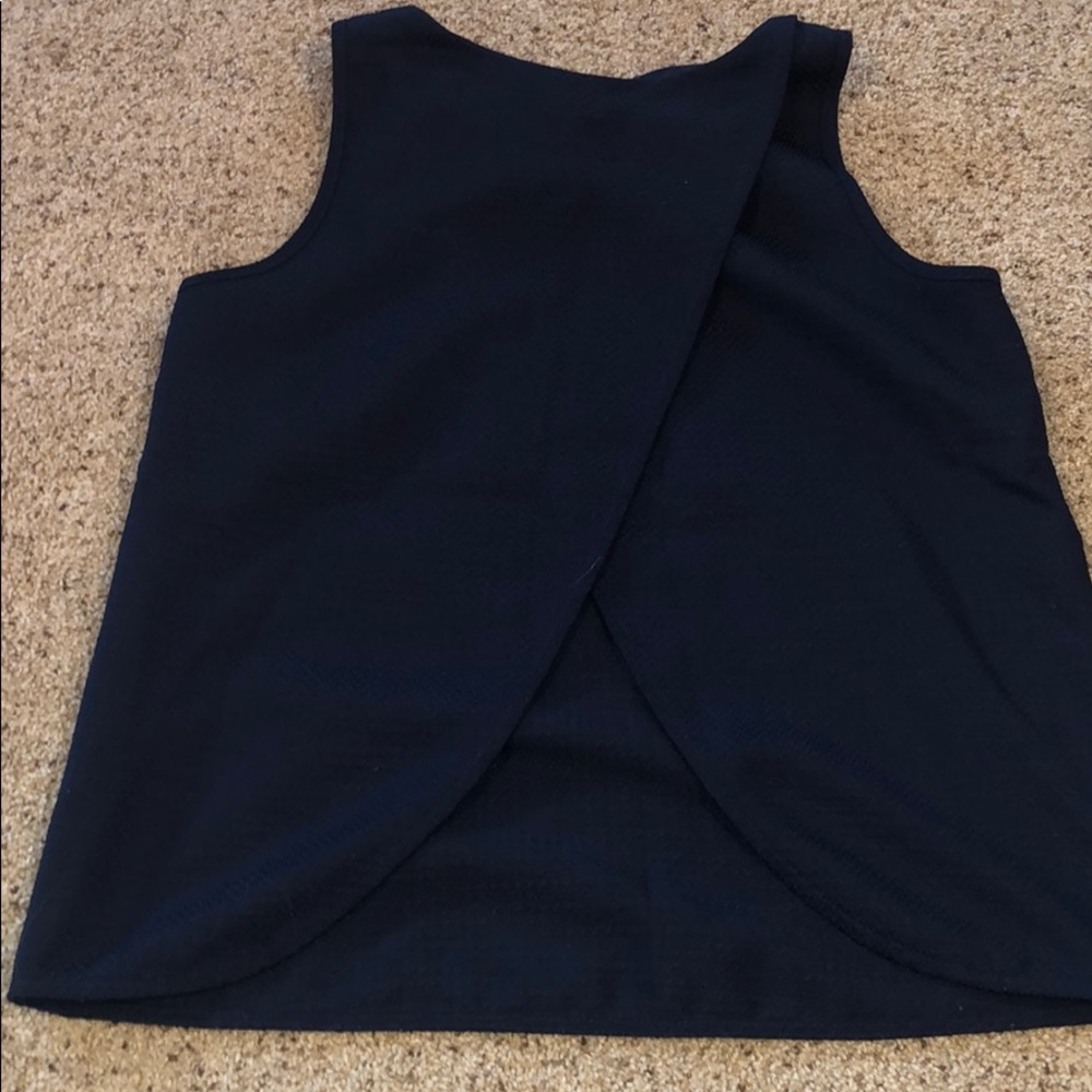 J. Crew Navy Blue Tank Top - Picture 2 of 2